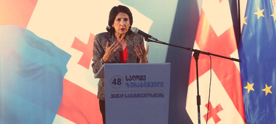 სალომე ზურაბიშვილი – მე ტყუილ დაპირებებს არ მოგცემთ (R)