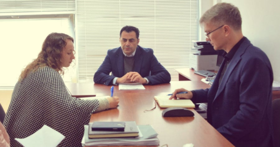 ალექსანდრე მოწერელია ეუთოს წარმომადგენლებს შეხვდა