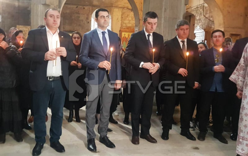 გიორგი გახარია ზვიად გამსახურდიას 80 წლის იუბილესთან დაკავშირებით ზუგდიდში იმყოფება