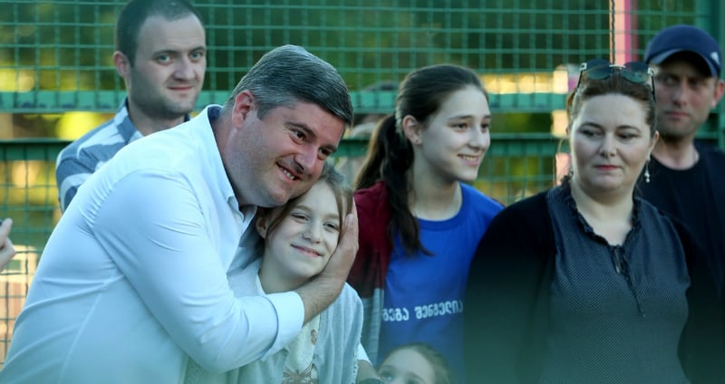 გიორგი შენგელია „ოცნების თასის“ ფინალურ შეხვედრას დაესწრო