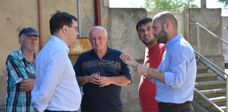 ზუგდიდის მერის მოადგილეები მიმდინარე ინფრასტრუქტურულ სამუშაოებს გაეცნენ