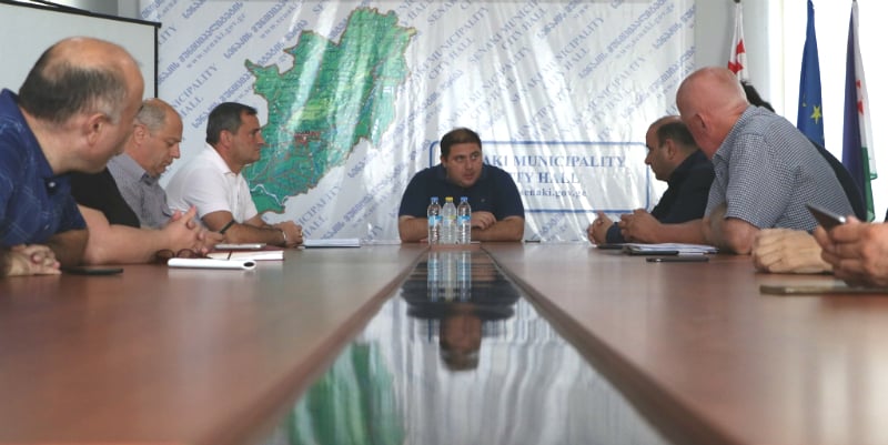 სენაკის მერმა მორიგი სამუშაო შეხვედრა გამართა