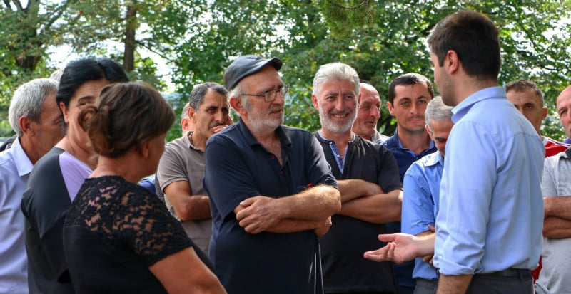 პროექტ „ღია შეხვედრების“ ფარგლებში სამეგრელოში ხელისუფლება მოსახლეობას ხვდება