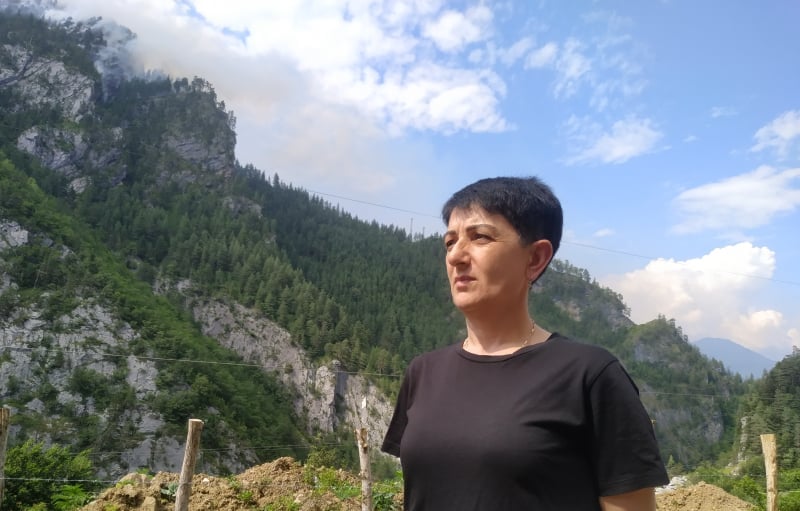 ნინო ვიბლიანი: ხანძრის ლოკალიზება ვერ ხერხდება, შესაძლოა საჭირო გახდეს საჰაერო სამაშველო ტექნიკის გამოყენება