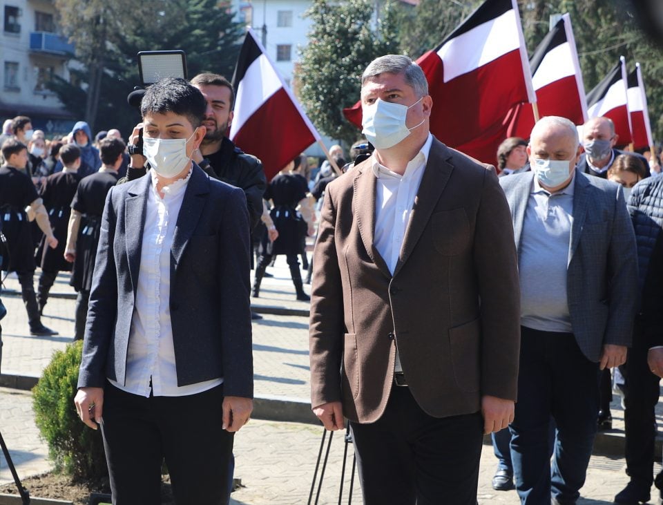 ზუგდიდში ზვიად გამსახურდიას ხსოვნას პატივი მიაგეს