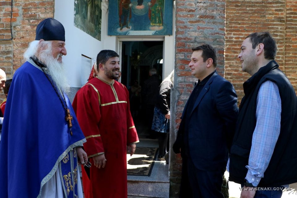 სენაკის მერმა არქიმანტრიტ მელქისედეკს იუბილე მიულოცა