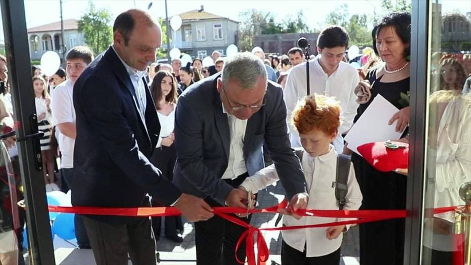ზუგდიდში მე-12 რეაბილიტირებული სკოლა გაიხსნა