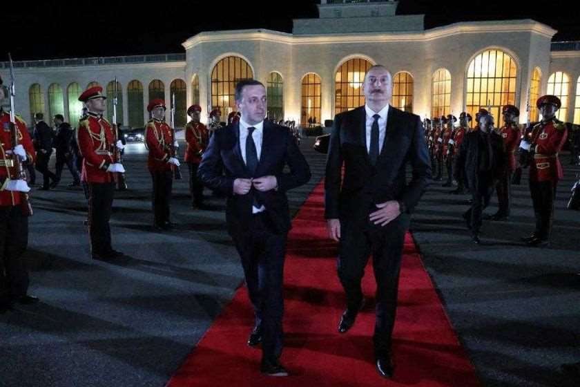 აზერბაიჯანის რესპუბლიკის პრეზიდენტის სამუშაო ვიზიტი საქართველოში დასრულდა