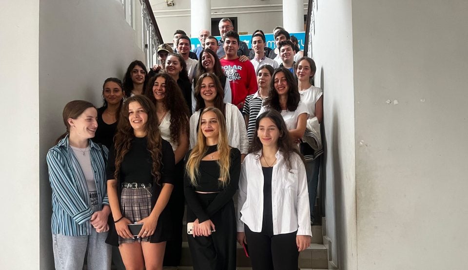 ჩხოროწყუს მუნიციპალიტეტის მერი საჯარო სკოლების 2023–2024  სასწავლო წლის კურსდამთავრებულ საგრანტო ქულების მქონე სტუდენტებს შეხვდა