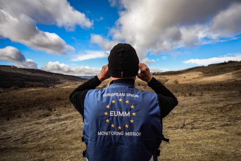 EUMM-ის მისიის დამკვირვებლები საოკუპაციო ძალების წარმომადგნელებმა დროებით დააკავეს