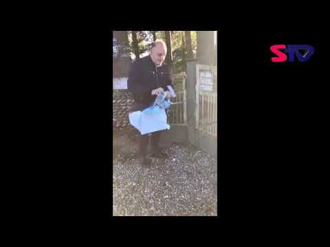 “ნაციონალური მოძრაობა” ზუგდიდში “ქართული ოცნების” პლაკატებს ხევს