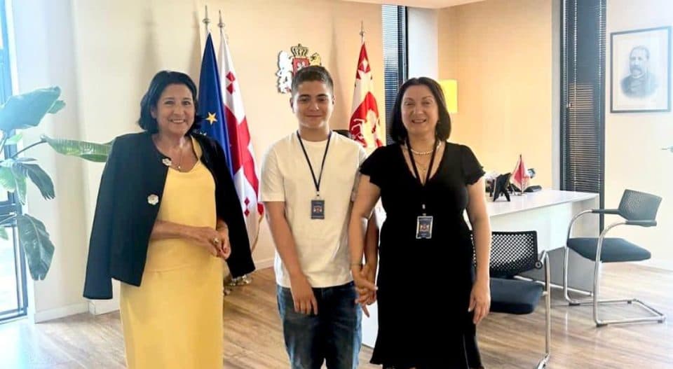წალენჯიხის მერის მოადგილე პრეზიდენტს შეხვდა