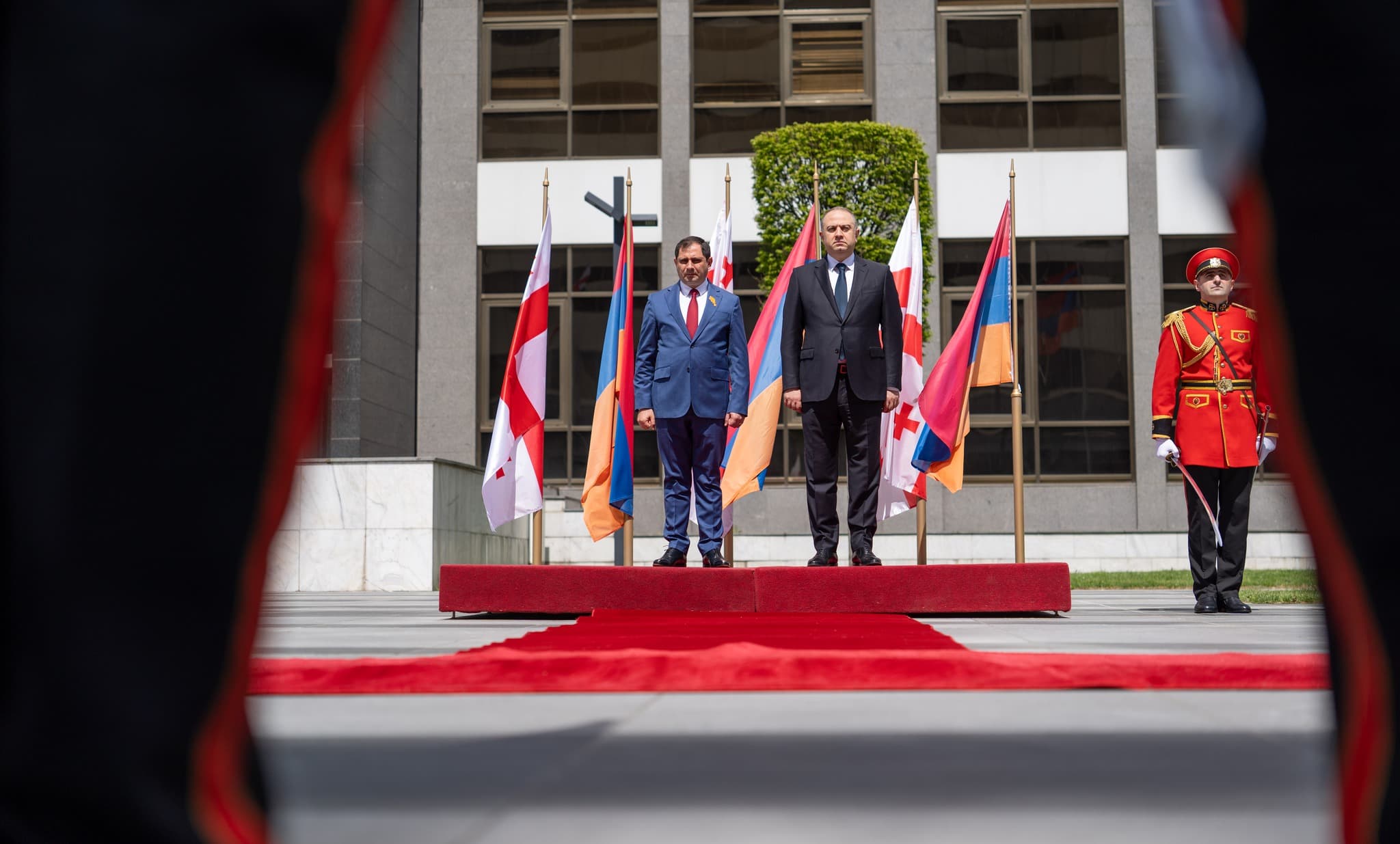 საქართველოს სომხეთის რესპუბლიკის თავდაცვის მინისტრი ეწვია