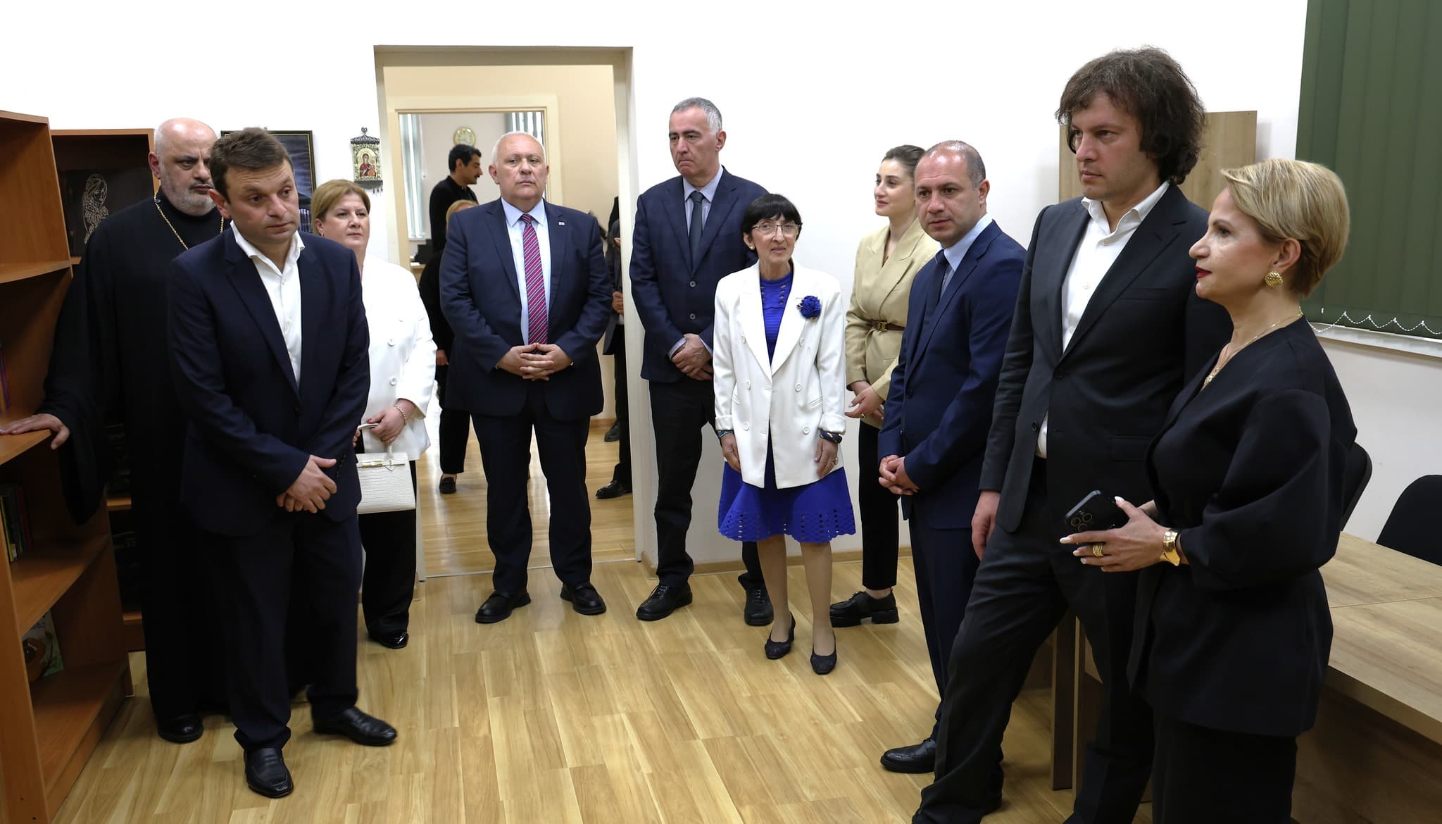 ირაკლი კობახიძემ სენაკის რეაბილიტირებული N2 საჯარო სკოლა დაათვალიერა